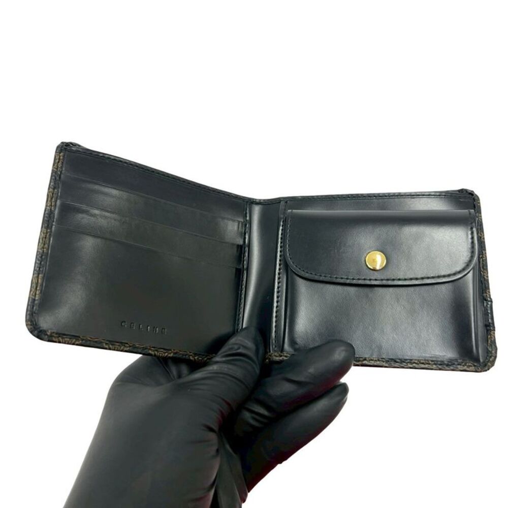 Celine Macadam Canvas Leather Bifold Wallet - Picture 8 of 10